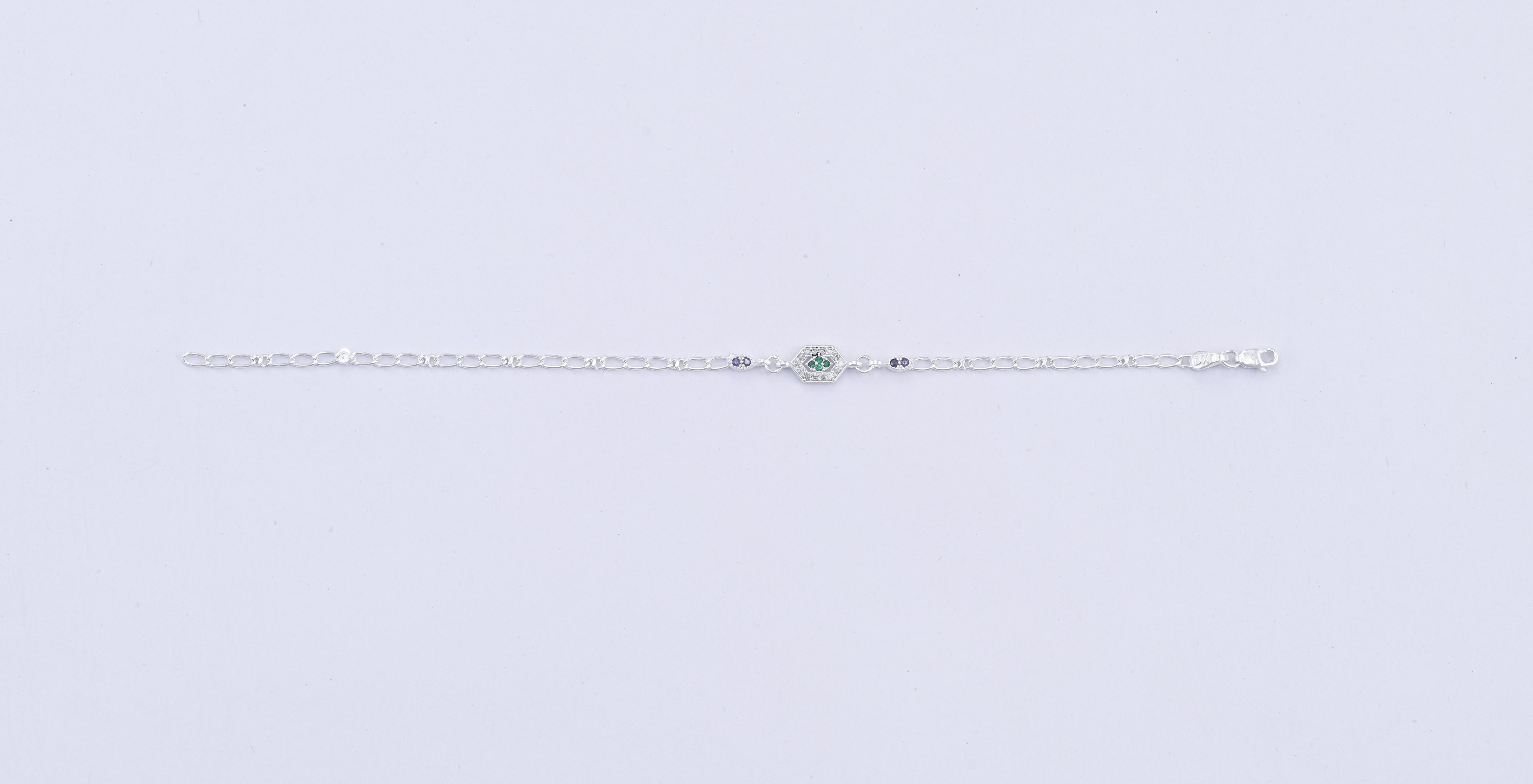 Green Hexagonal Bracelet