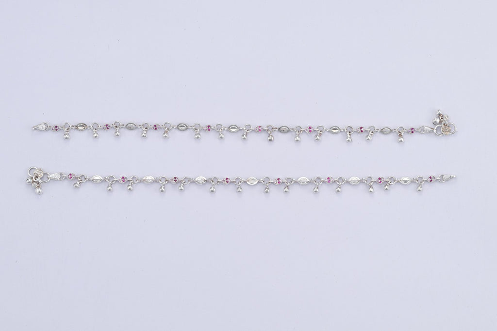 Marquise Ruby Stone Payal