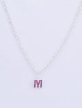 Letter M Name Pendant