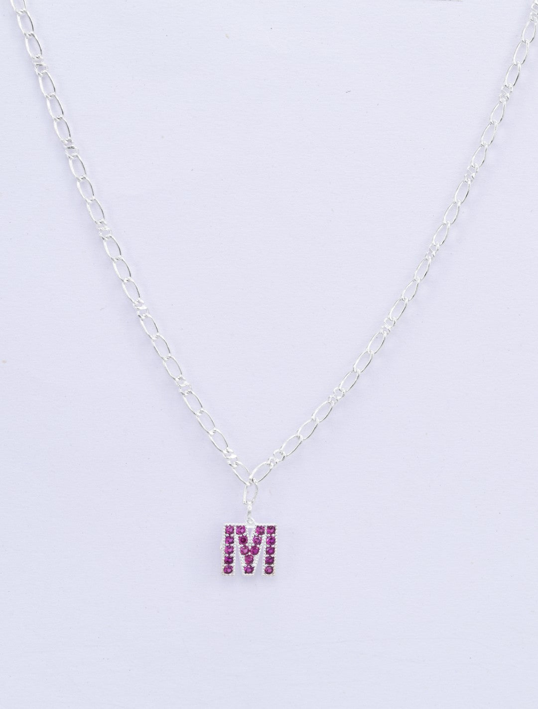 Letter M Name Pendant
